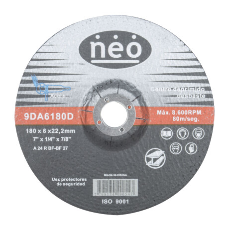 DISCO DESBASTE 7 P 180 MM - NEO. N/A