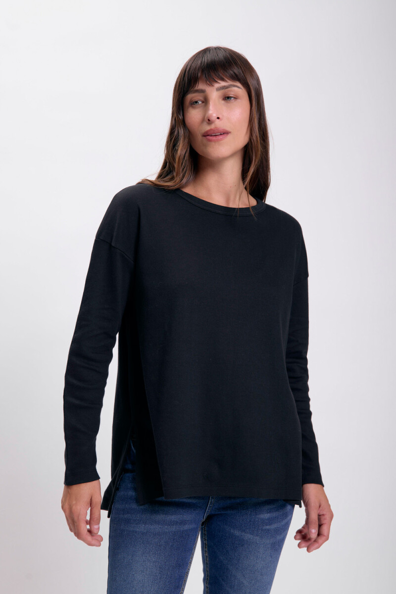 Remera básica Negro