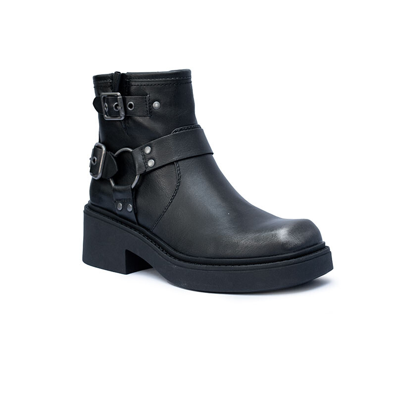 Bota Dama Panama Jack BLACK SILVER