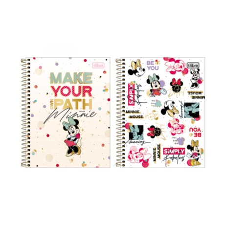 CUADERNO TILIBRA MINNIE 80 HOJAS TAPA DURA RAYADA CON ESPIRAL CUADERNO TILIBRA MINNIE 80 HOJAS TAPA DURA RAYADA CON ESPIRAL
