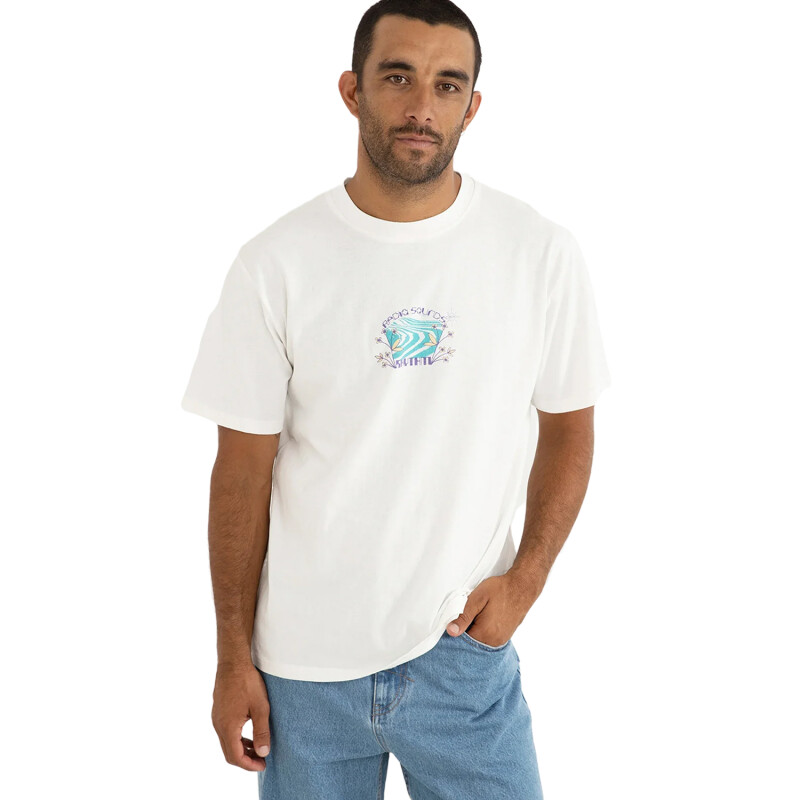Remera Rhythm Sound Stream Vintage - Blanco Remera Rhythm Sound Stream Vintage - Blanco