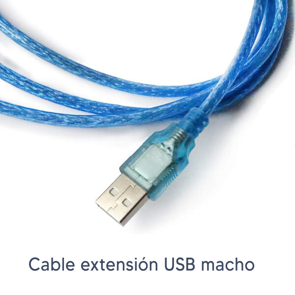 Cable Usb Extensor Macho A Hembra Usb 2.0 ALARGUE USB 2.0 3M LBTECH