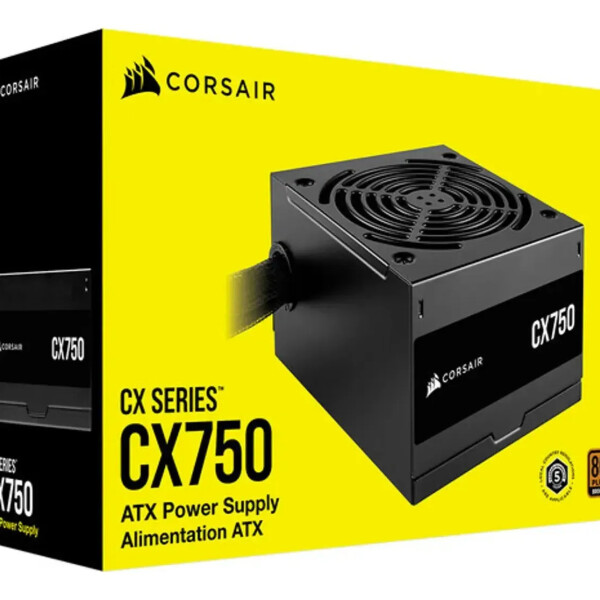 Corsair Fuente Cx750 750w 80+ Br FUENTE CORSAIR CX750 750W 80+ BRONCE