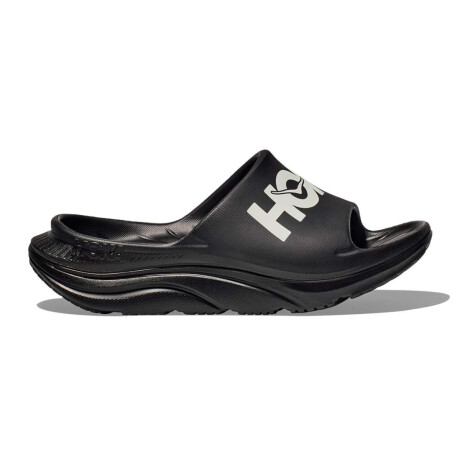 Hoka Ora Athletic Slide Sandalia Para Mujer Negro-Blanco