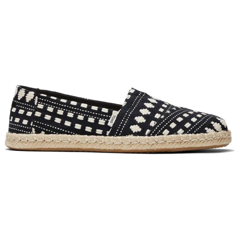 Alpargata Toms Global Rope Espadrille Negro