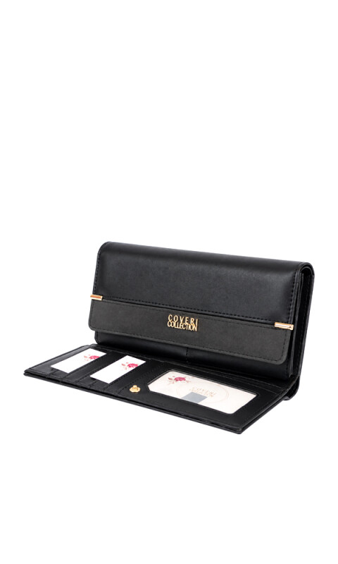 BILLETERA COVERI LARGA NEGRO