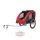 BICYCLE TRAILER, M: 63 × 68 × 75/137 CM, BLACK/RED BICYCLE TRAILER, M: 63 × 68 × 75/137 CM, BLACK/RED