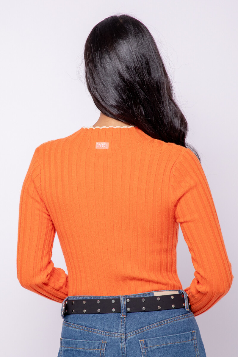 POLERA ORFEO Naranja