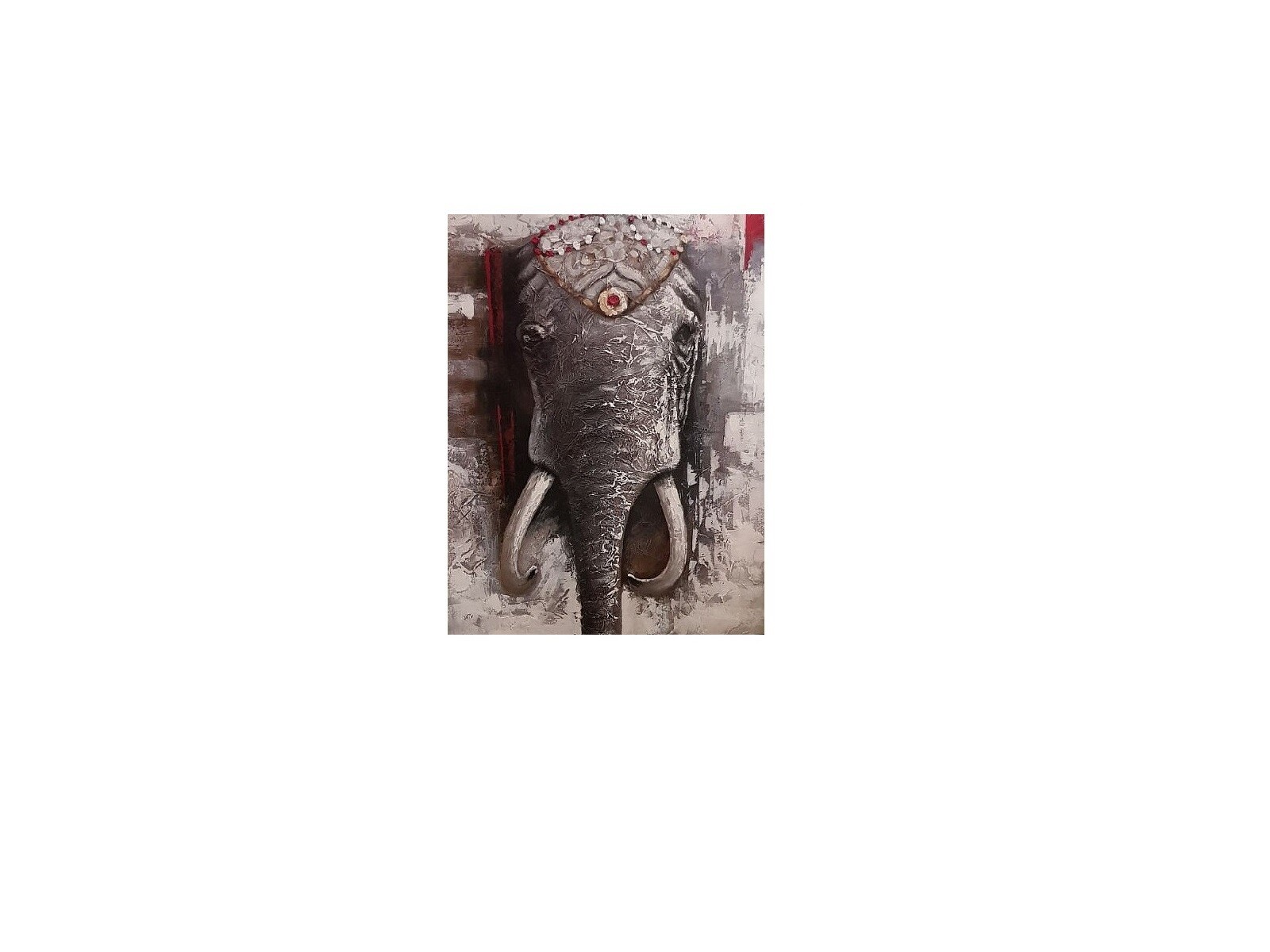 Oleo Decorativo Elefante India Chico 