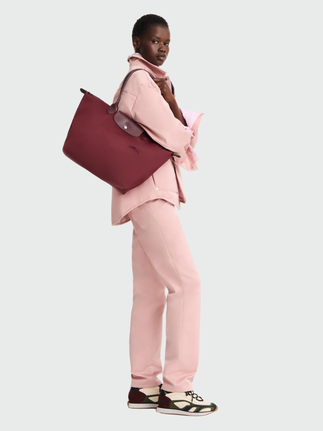 LONGCHAMP - Shoulder Bag Le Pliage Green L Verde