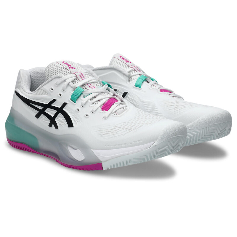 Zapatillas Tenis Gel-Resolution Clay Hombre White/aurora Green