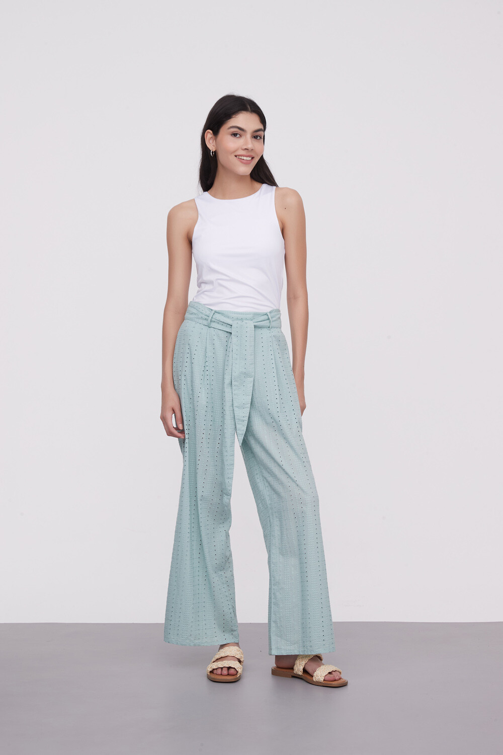 Pantalon Palmei Verde Claro