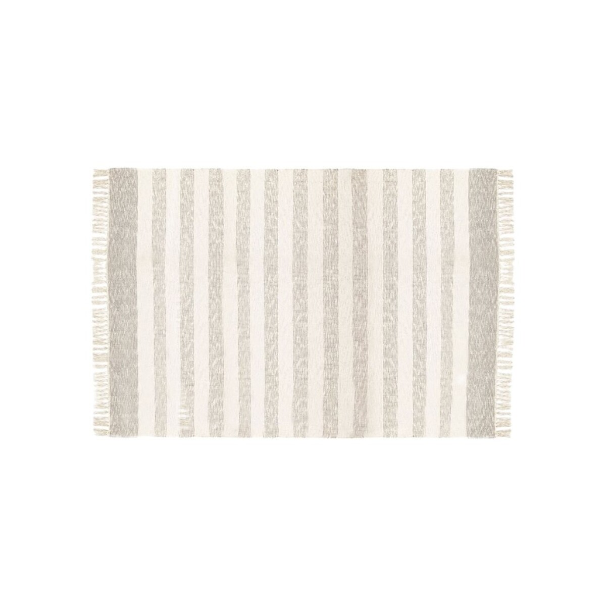 ALFOMBRA CON FLECOS AZUL/GRIS 69x114CM 