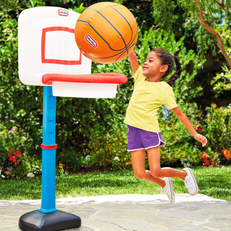 Tablero Basket Little Tikes Ajustable + Pelota Gigante Tablero Basket Little Tikes Ajustable + Pelota Gigante