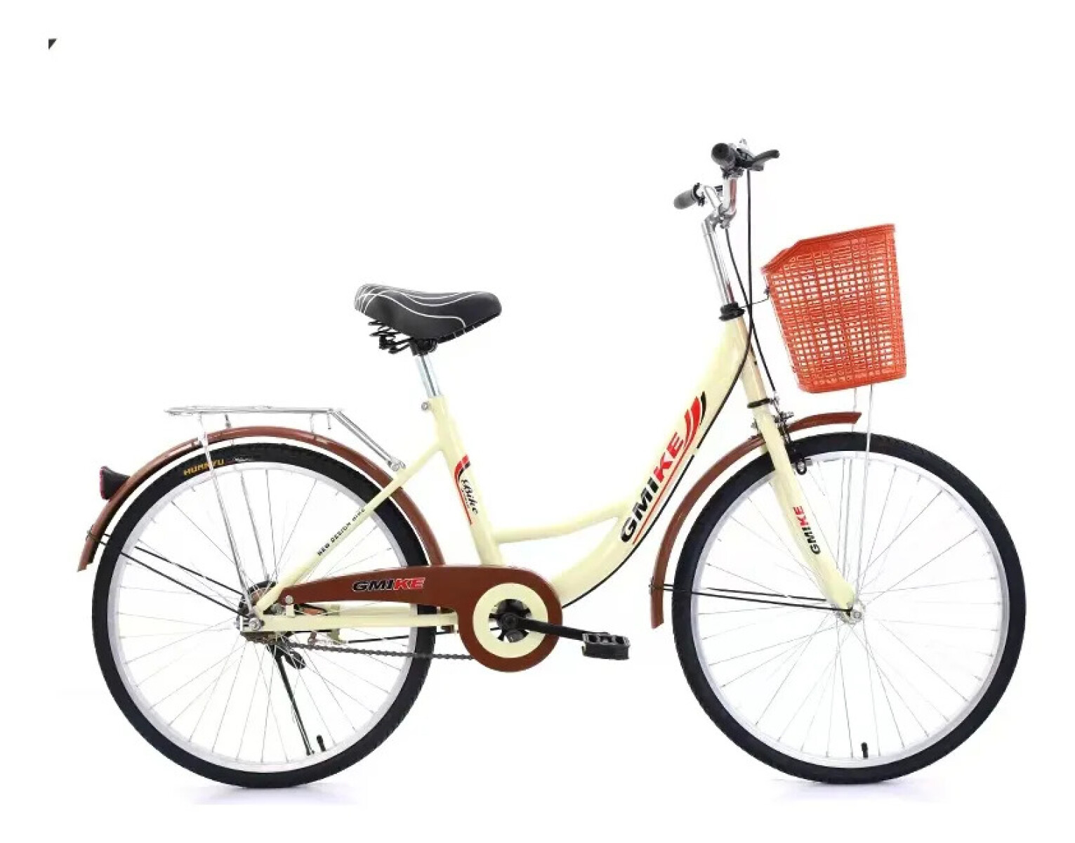 Bicicleta de paseo para dama rodado 26 - Beige 