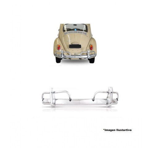 PARAGOLPE TRASERO FUSCA 1200 COMPLETO Paragolpe Trasero Fusca 1200 Completo