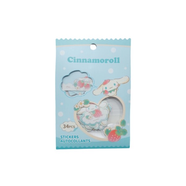 Stickers Sanrio 34pcs Cinnamoroll