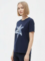 Remera Violeta Estampado 3