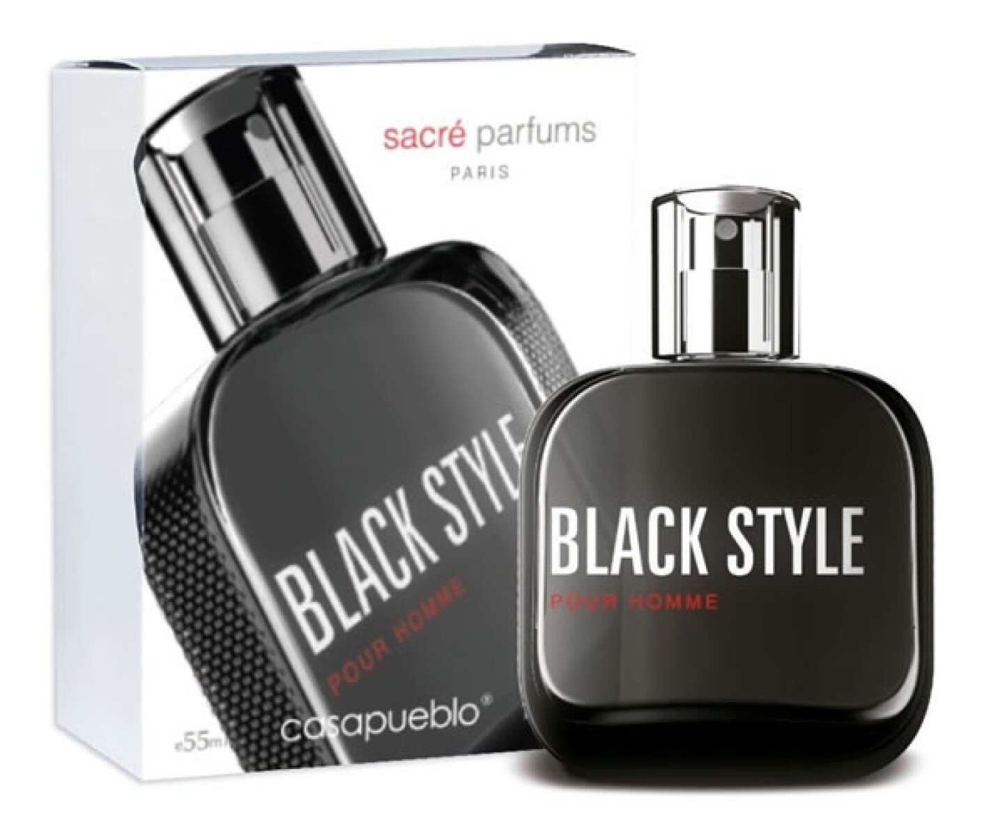 PERFUME CASA PUEBLO MEN SACRÉ BLACK STYLE EDT 55ml 