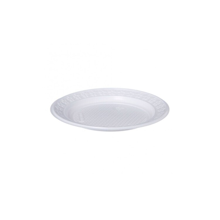 PLATOS DESCARTABLES 20,8CM X 10 UNIDADES Blanco