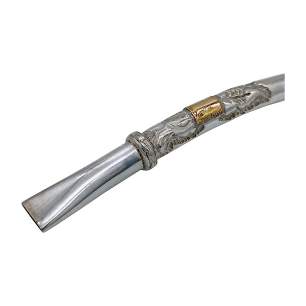 BOMBILLA MELO PLATA Y ORO 37 - Adulto - Plateado Plateadouniforme