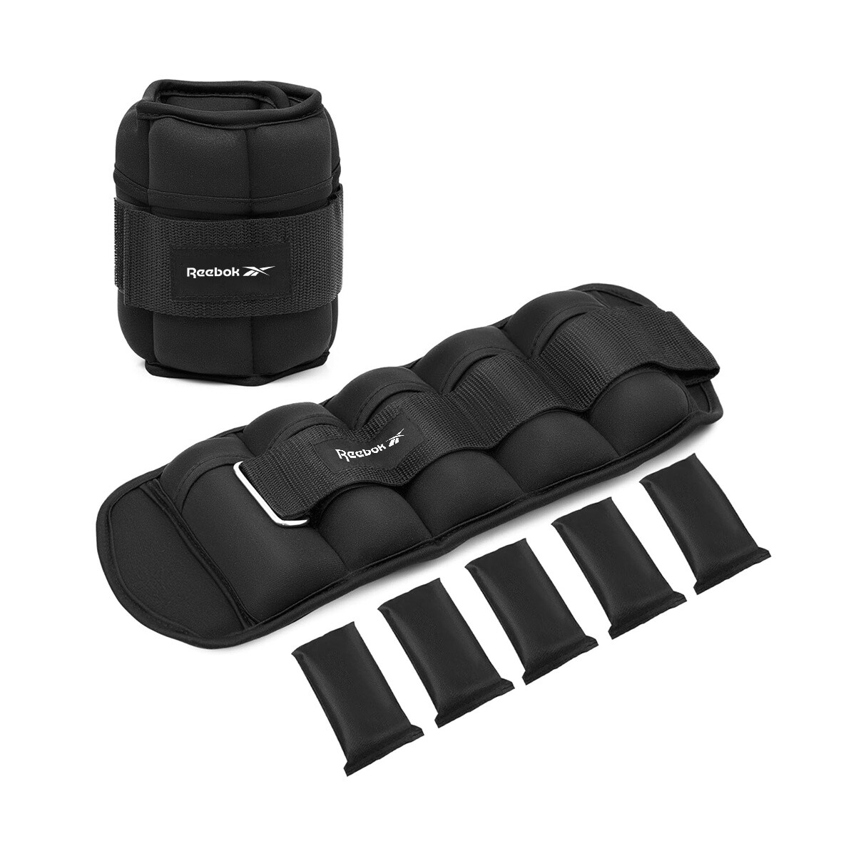 Pesas Ajustables 1kg para Tobillos y Muñecas Reebok Strength 