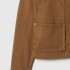 DENIM CARPENTER JACKET PALOMINO BROWN GLOBAL