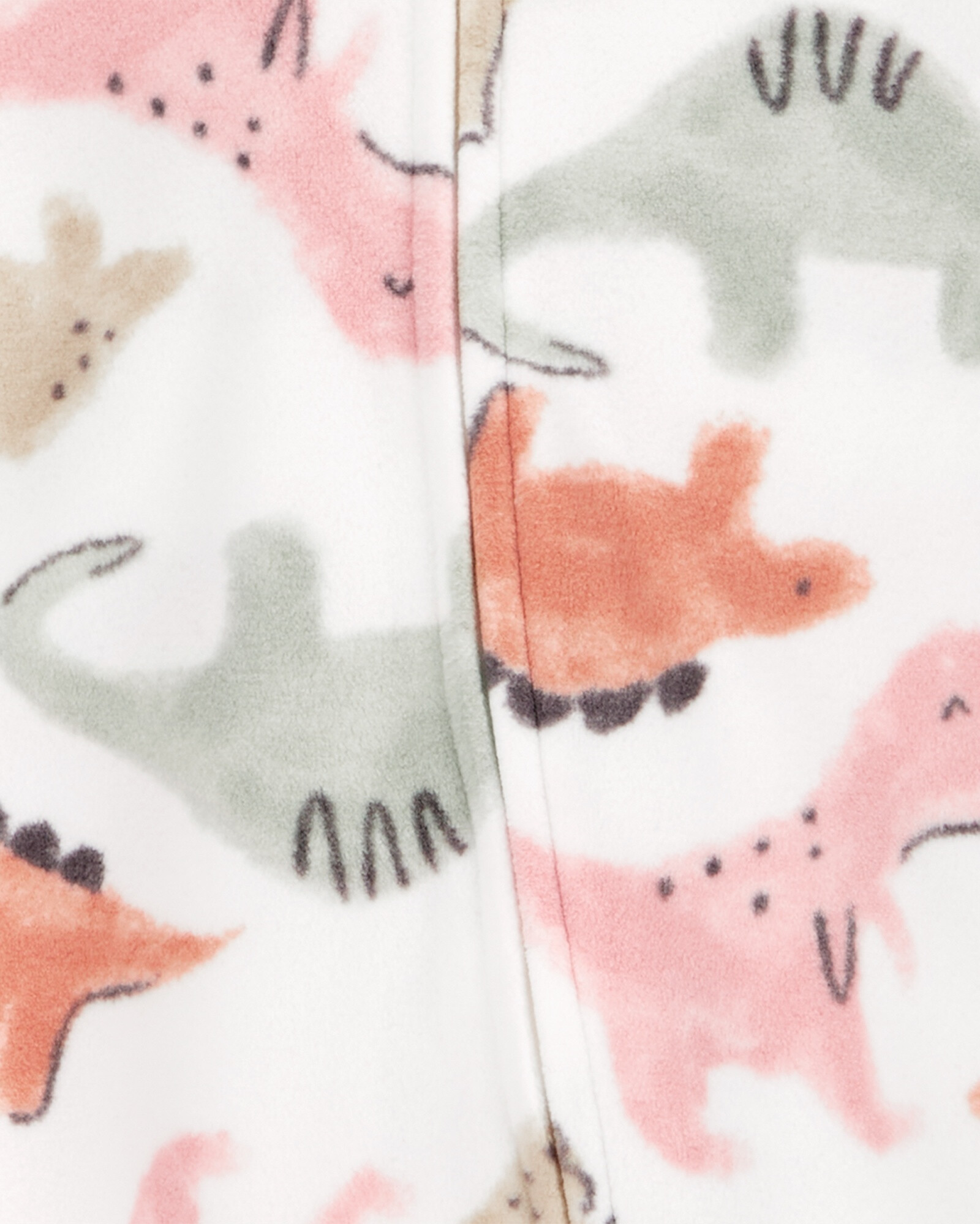 Pijama uno pieza de micropolar, con pie, diseño dinos Pijama uno pieza de micropolar, con pie, diseño dinos