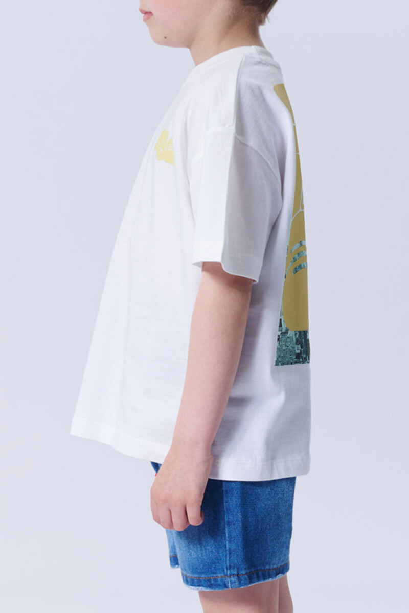 Remera algodón Fotos Blanco
