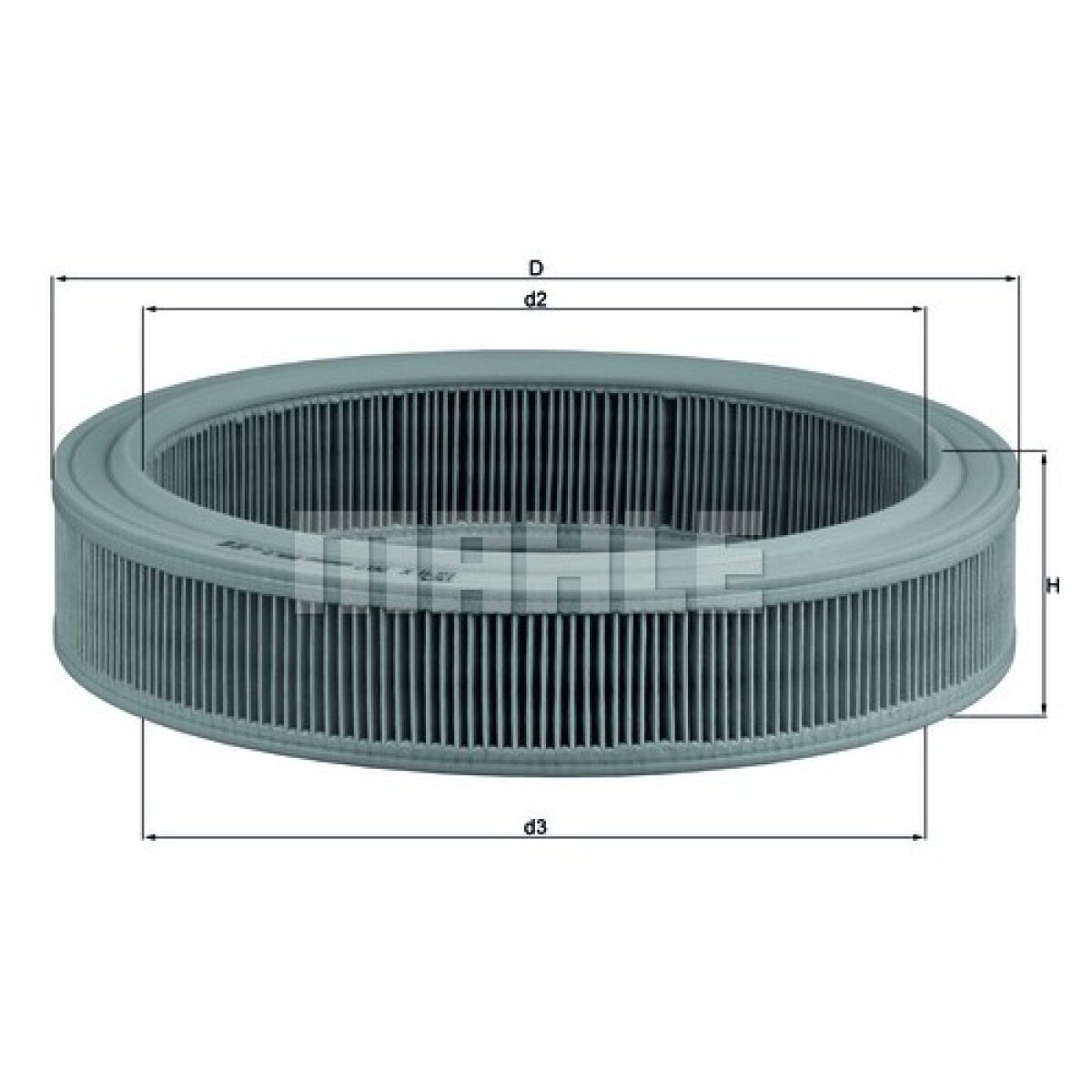 FILTRO AIRE FORD ESCORT 73/92 TAUNUS CA2732 AR6089 MAHLE 