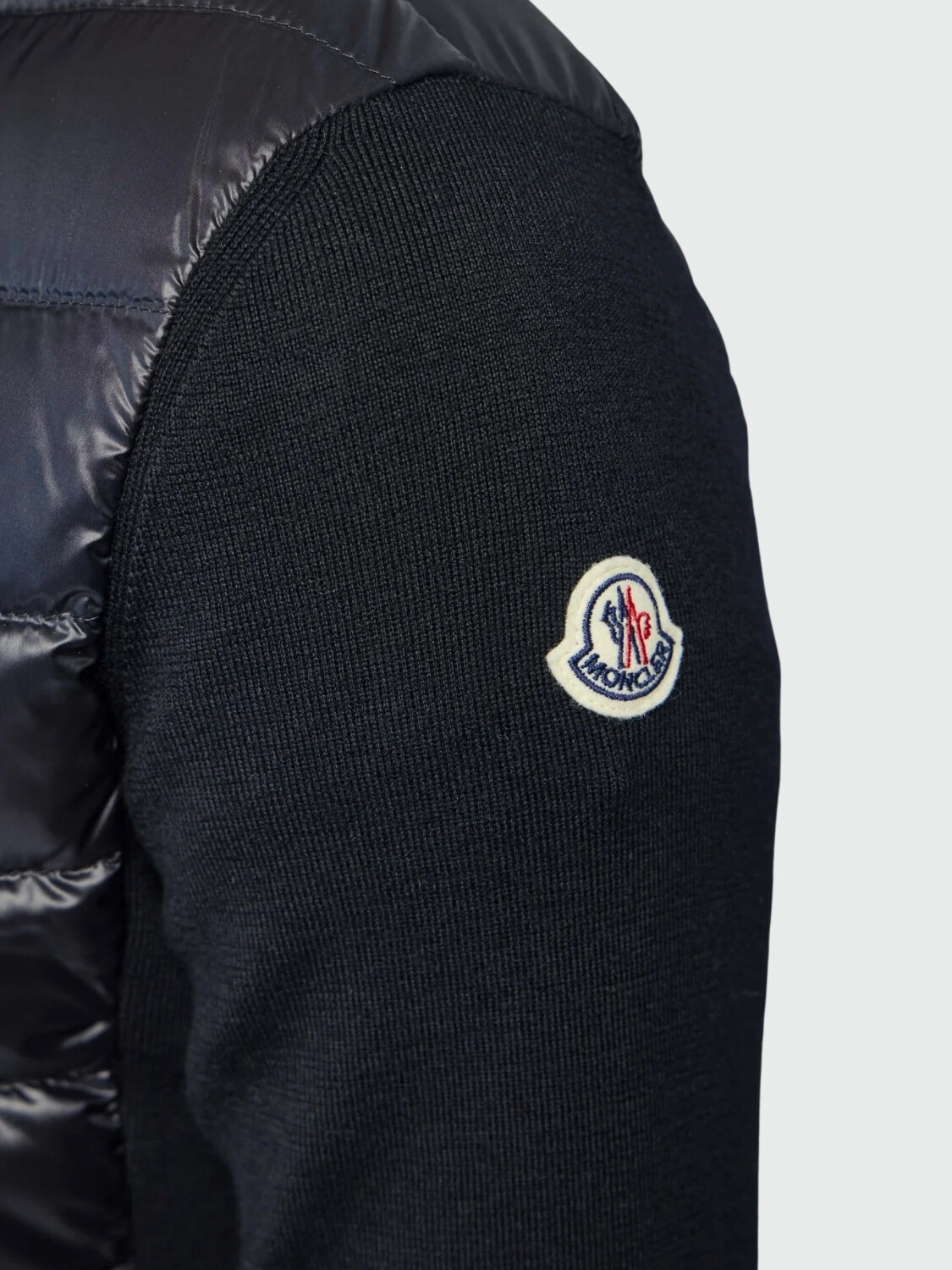 MONCLER - Cárdigan de Punto Negro