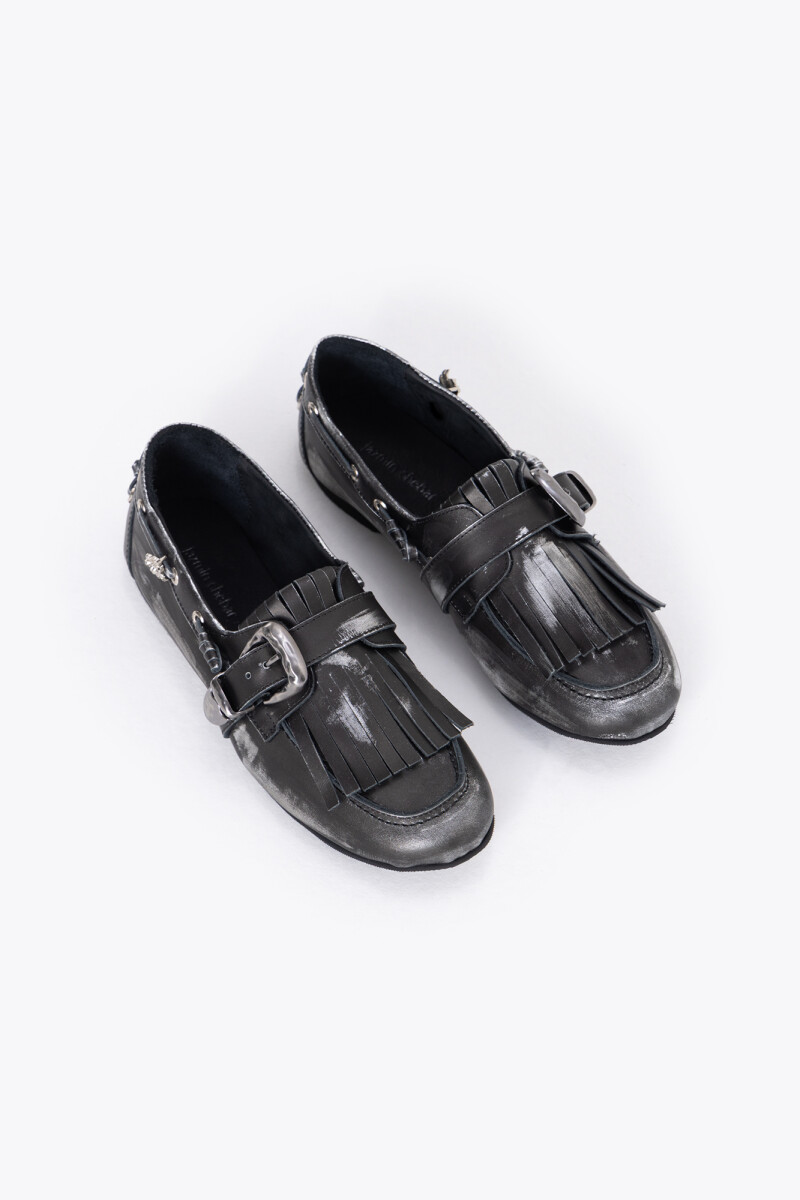 ZAPATO FRINGES Negro