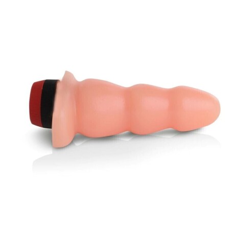Plug Anal Escalonado Con Vibrador Piel