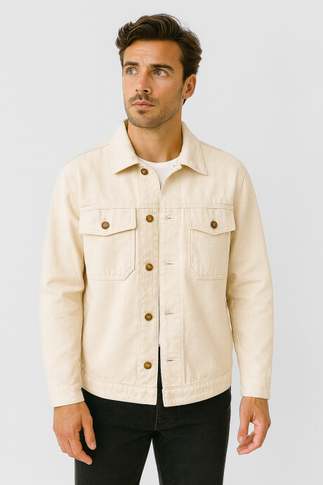 Sobrecamisa Dustie Beige Claro