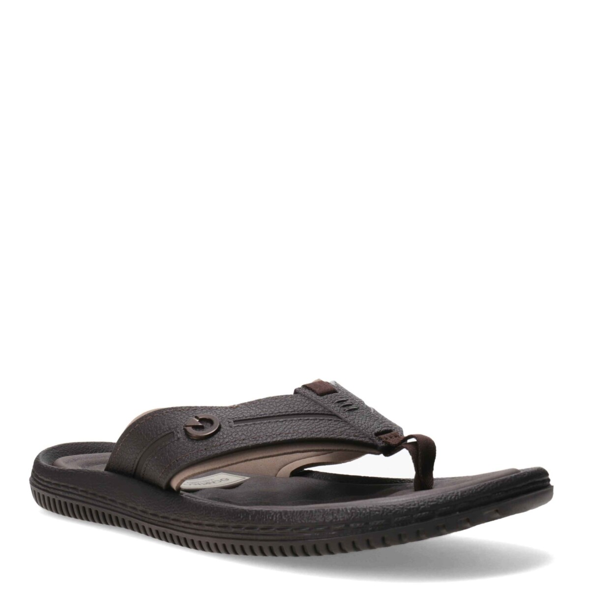 Sandalias de Hombre Cartago FIJI VI THONG AD - Marrón Oscuro - Beige 