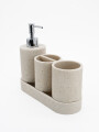 BAÑO SET X 4 BEIGE