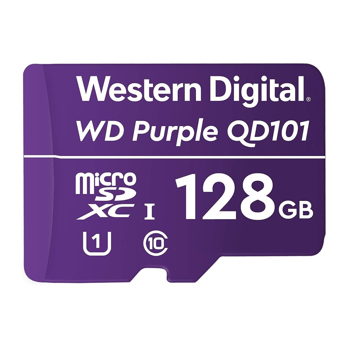 Tarjeta de Memoria microSDXC Western Digital 128GB Purple Clase 10 para Cámaras - Purpura 