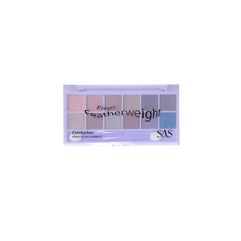 SAS Paleta sombra de ojos 12 colores Sas Paleta Sombra De Ojos 12 Colores