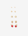 Aros Sets Metal Set De Aros Frutales - Dorado