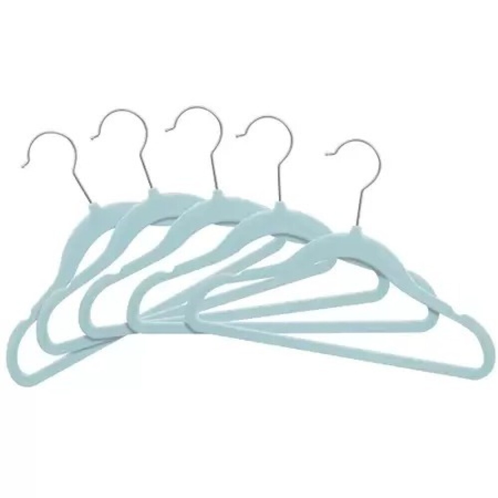 Set perchas BUBA x5 celeste