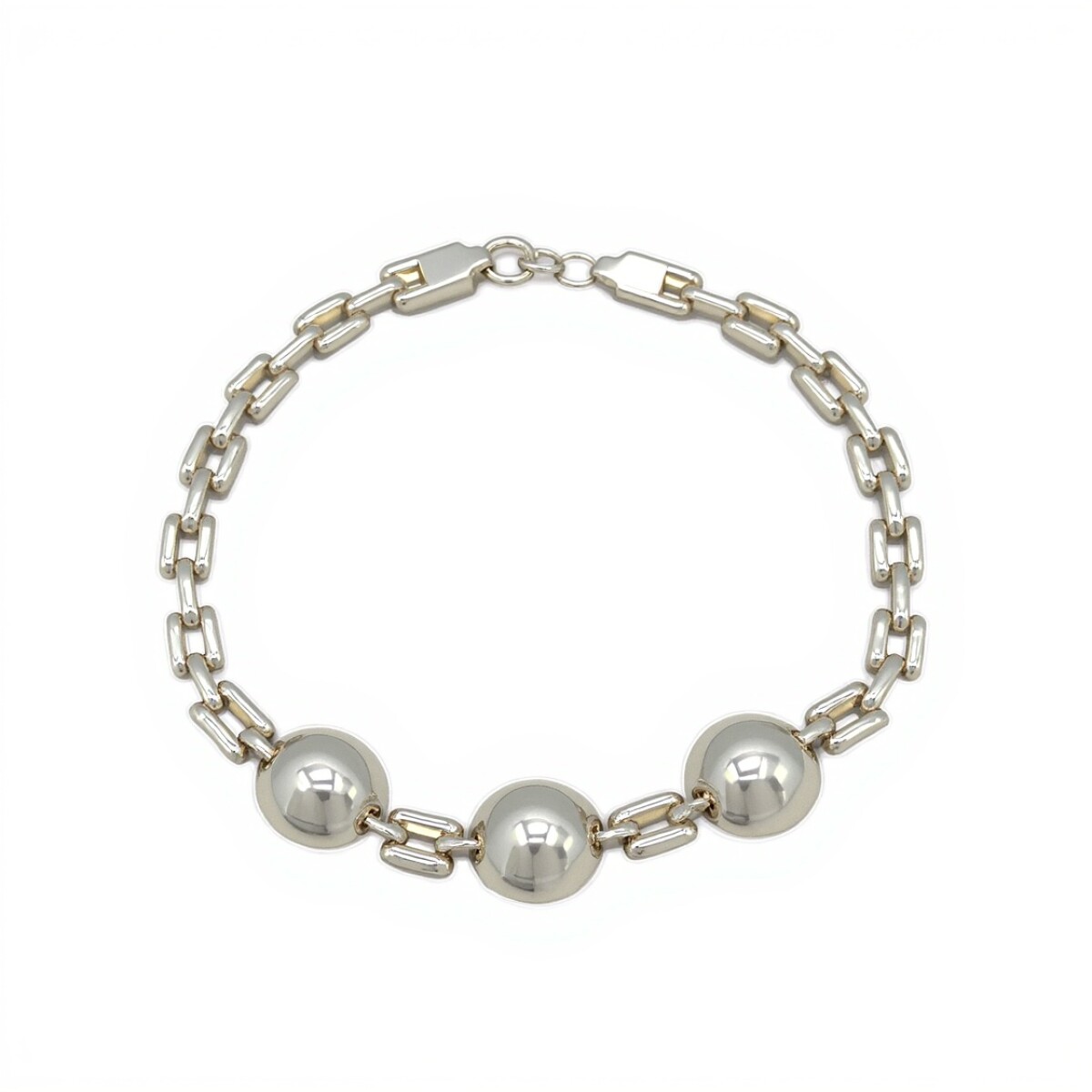 Pulsera Circulos-Plata 925-Sin piedra-PU3085 - sinpiedra 