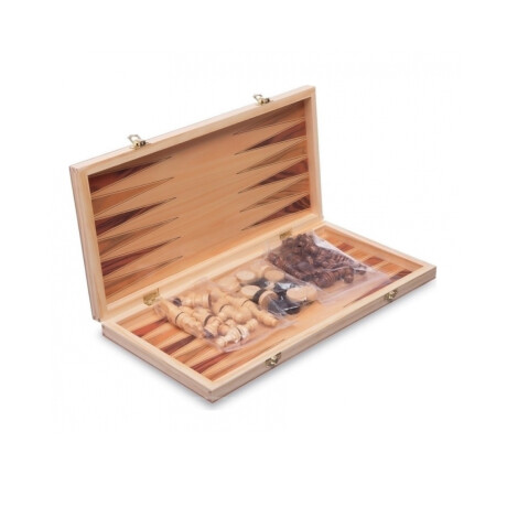 Juego de ajedrez con piezas de madera Sc