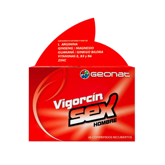VIGORCIN SEX. HOMBRE CJ X 60 COMP. REC. única