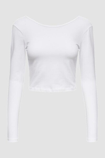 Camiseta Pure Crop Bright White