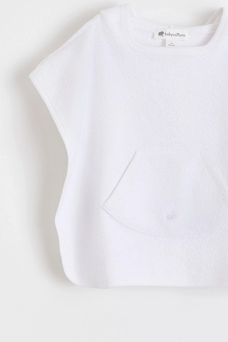 PONCHO TOWEL LOGO - Blanco 