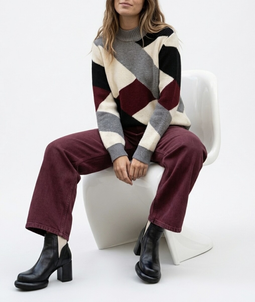Sweater Becka - Bordó 