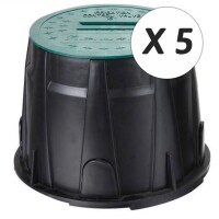 Pack x 5 cámaras plásticas cilíndrica mediana 10" Pack x 5 cámaras plásticas cilíndrica mediana 10"