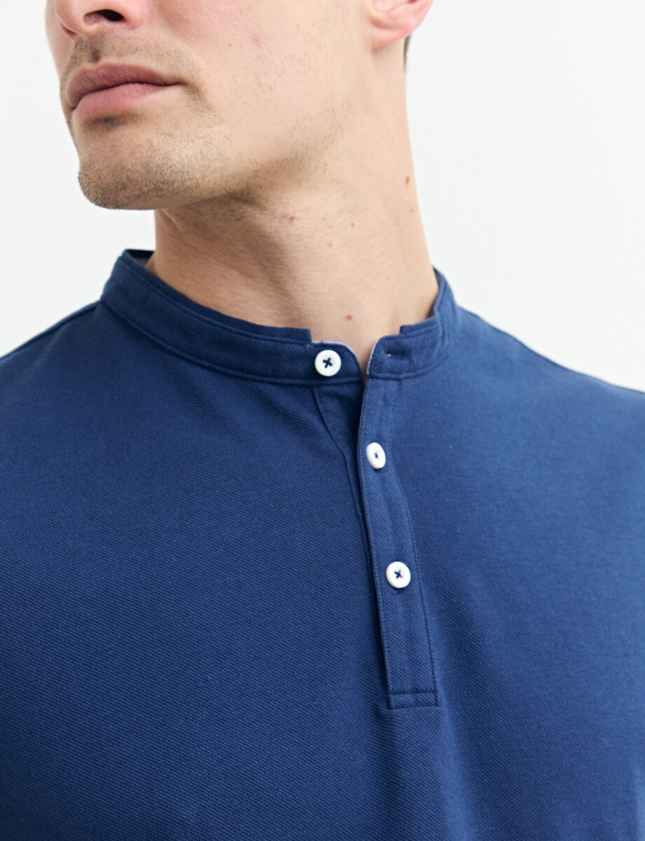 520750 REMERA HARRINGTON LABEL Azul