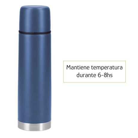 Termo Bala 500ml Acero Inoxidable Compacto Para Viajes Azul