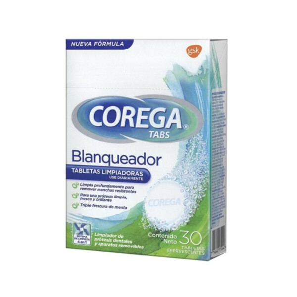 Tabletas Blanqueadoras y Limpiadoras Combine Whiten 30 – Corega Tabletas Blanqueadoras y Limpiadoras Combine Whiten 30 – Corega
